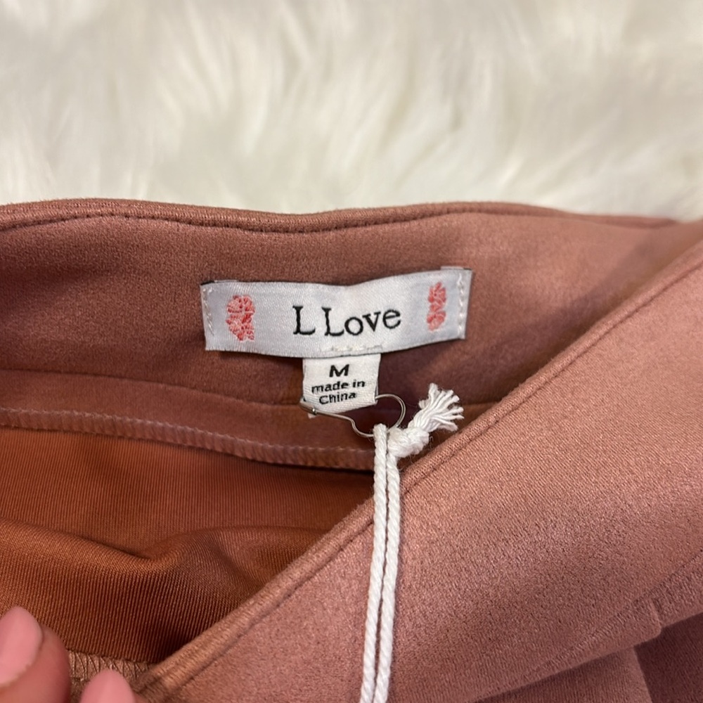 NWT L Love size M dusty pink skirt - Picture 3 of 5